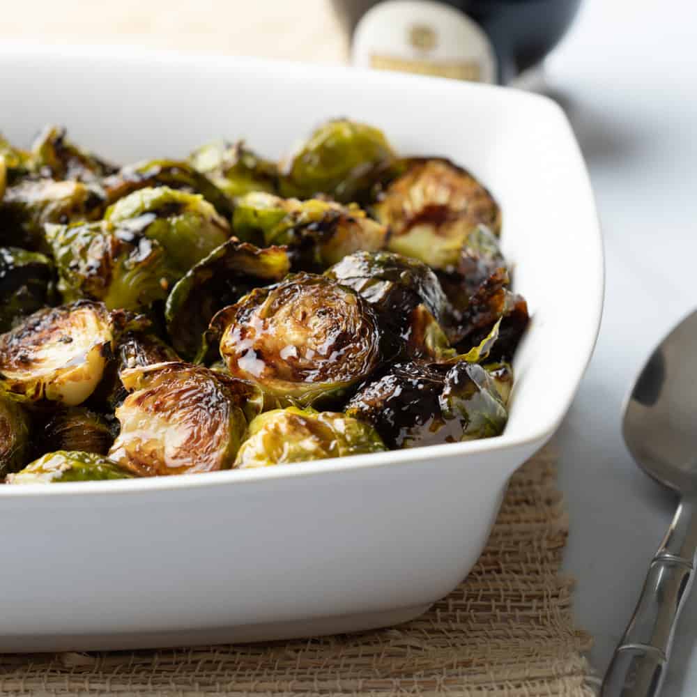 vegan recipe - roasted brussel sprouts